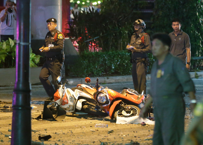 Accidente de moto en Tailandia. AP
